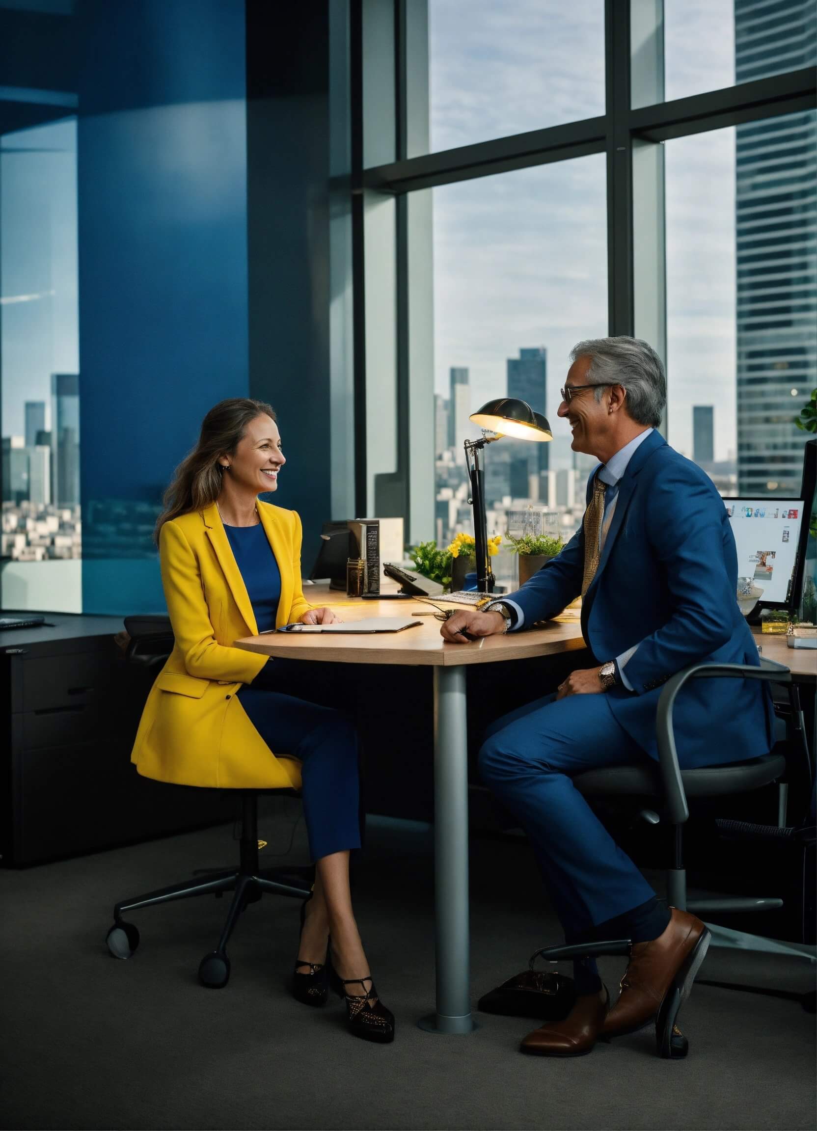 Entretien de reconversion professionnelle entre deux cadres en entreprise Acteo Consulting